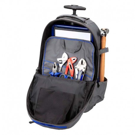 MOCHILA NYLON CON TROLLEY 32X18X52 MM