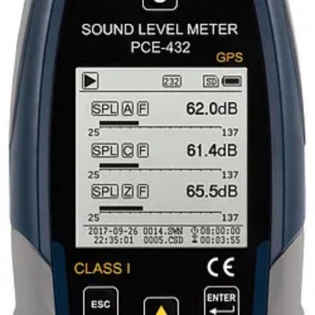 SONÓMETRO PCE-432-SC 09-ICA