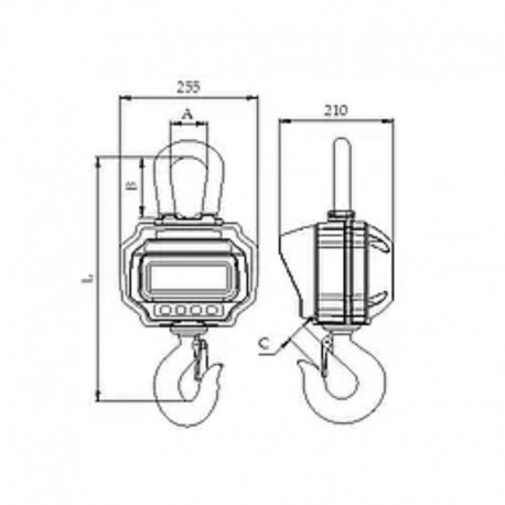 BALANZA COLGANTE PCE-CS 5000N-ICA