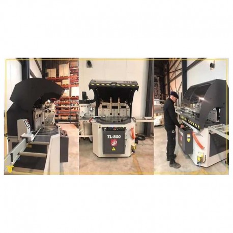 TRONZADORA DE TALLER AUTOMÁTICA CON CORTE RECTO TL-800-A/90º MG