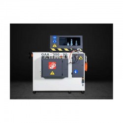 TRONZADORA PARA TALLER AUTOMÁTICA CON ALIMENTADOR GAA-350-90º MG