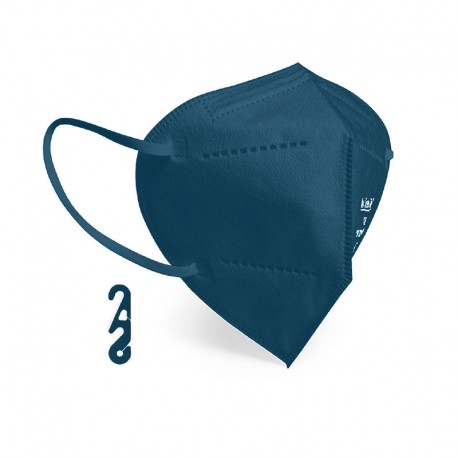 MASCARILLA DE PROTECCIÓN AUTOFILTRANTE FFP2 AZUL MARINO (20 U) INTEC