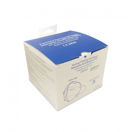 MASCARILLA DE PROTECCIÓN AUTOFILTRANTE FFP2 AZUL MARINO (20 U) INTEC
