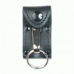 LLAVERO DE VAQUETILLA COLOR NEGRO REF 75402 PIELCU