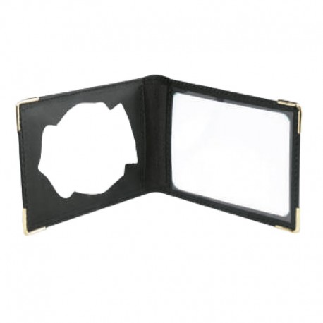 CARTERA PORTA-PLACA COLOR NEGRO REF 75925 PIELCU