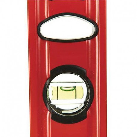 Burbuja horizontal del nivel