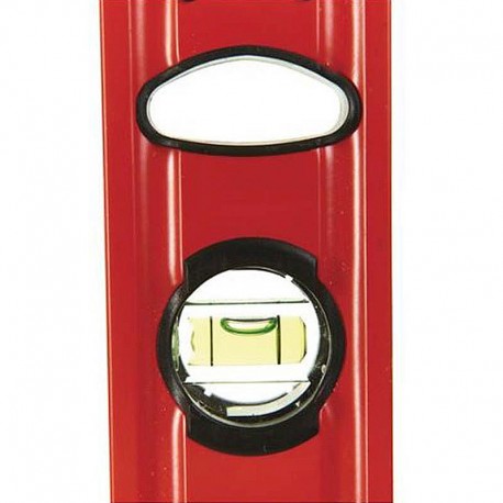 Burbuja horizontal del nivel