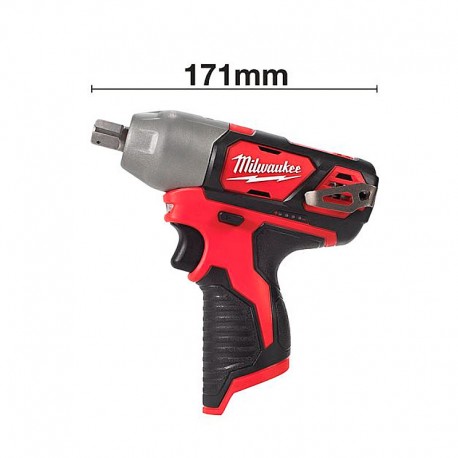 Parte lateral con medida de la llave de impacto