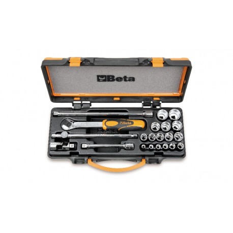 16 LLAVES DE VASO HEXAGONALES + 5 ACCESORIOS BETA REF.910A/C16