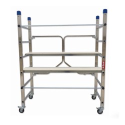 ANDAMIO DE ALUMINIO MÓVIL PLEGABLE DE 1,80 METROS MODELO PRACTIK 1100