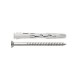 TACO Ø10 DE NYLÓN Y TORNILLO 10 X 100 MM CABEZA AVELLANADA INOXIDABLE A4 PACK 50 UD.
