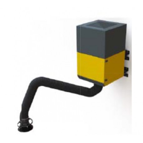 UNIDAD ESTACIONARIA PARA ASPIRACIÓN HUMOS CON BRAZO FLEXIBLE MONO GO