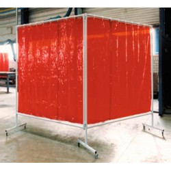 MAMPARA DE SOLDADURA OMNIUM NARANJA 2000 X 2150 MM