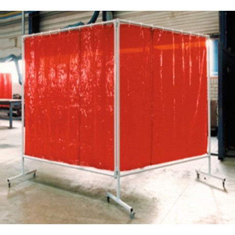 MAMPARA DE SOLDADURA OMNIUM NARANJA 2000 X 2150 MM