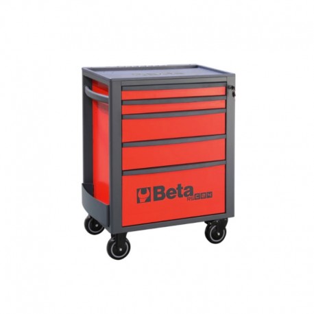 CARRO PARA HERRAMIENTAS MÓVIL DE 5 CAJONES RSC24/5-R ROJO BETA
