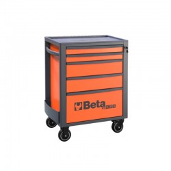 CARRO PARA HERRAMIENTAS MÓVIL DE 5 CAJONES RSC24/5-FO NARANJA BETA