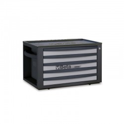 BAÚL DE HERRAMIENTAS PORTÁTIL CON 5 CAJONES RSC23T-G BETA GRIS