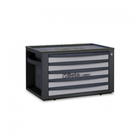 BAÚL DE HERRAMIENTAS PORTÁTIL CON 5 CAJONES RSC23T-G BETA GRIS