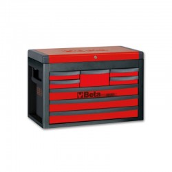 BAÚL PORTA HERRAMIENTAS PORTÁTIL CON 8 CAJONES RSC23C-R BETA ROJO