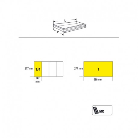 Plano mueble Beta RSC 23 A