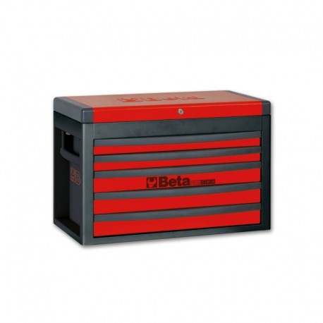 BAÚL PORTA HERRAMIENTAS PORTÁTIL CON 5 CAJONES RSC23-R BETA ROJO