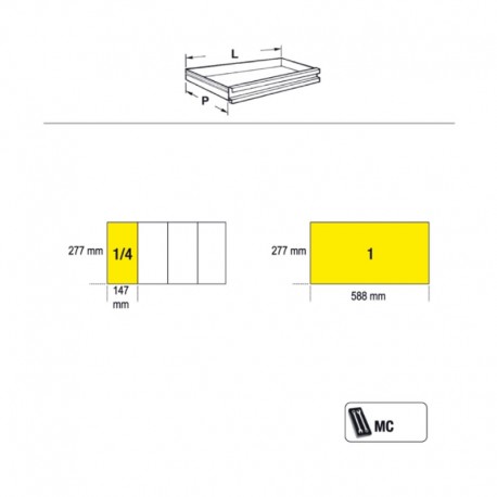 Plano medidas modelo beta RSC22