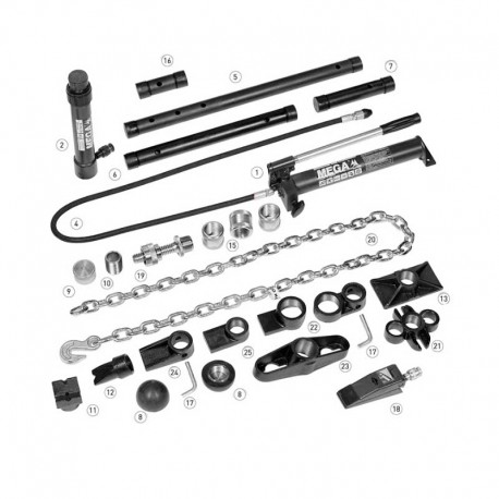 HERRAMIENTA DE REPARACIÓN DE CARROCERÍA GC-10 MEGA