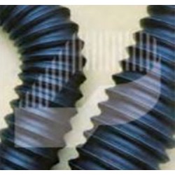 TUBERÍA FLEXIBLE NEGRO DE ELASTÓMERO TERMOPLÁSTICO
