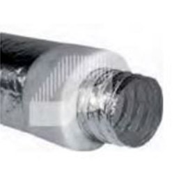 TUBO FLEXIBLE DE ALUMINIO CON AISLAMIENTO TÉRMICO