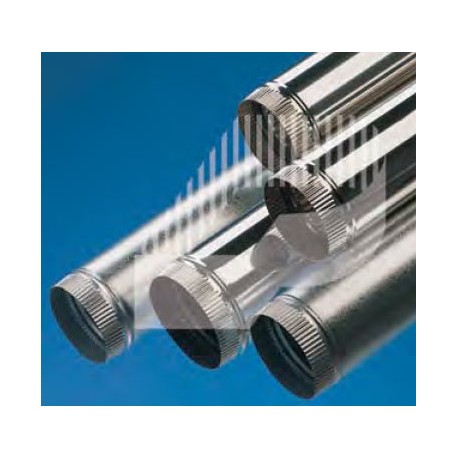 TUBO LISO AUTOCONECTABLE GALVANIZADO LISO