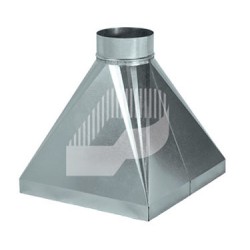 TOLVA DE CHAPA GALVANIZADA CONCÉNTRICA Ó EXCÉNTRICA