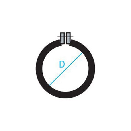 ABRAZADERA ISOFÓNICA M-8 VARIAS MEDIDAS