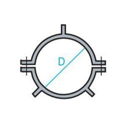 ABRAZADERA DE VIENTO VARIAS MEDIDAS