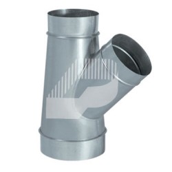 TE CÓNICA CON REDUCCIÓN A 45° DE CHAPA VARIAS MEDIDAS