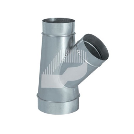 TE CÓNICA CON REDUCCIÓN A 45° DE CHAPA VARIAS MEDIDAS