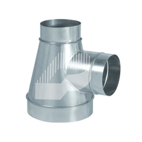 TE CÓNICA CON REDUCCIÓN A 90 ° DE CHAPAVARIAS MEDIDAS