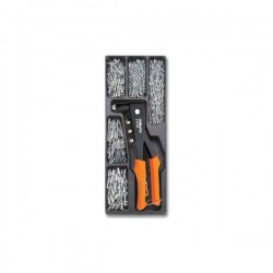 TERMOFORMADO RÍGIDO CON SURTIDO DE REMACHADORA + REMACHES BETA REF. T281