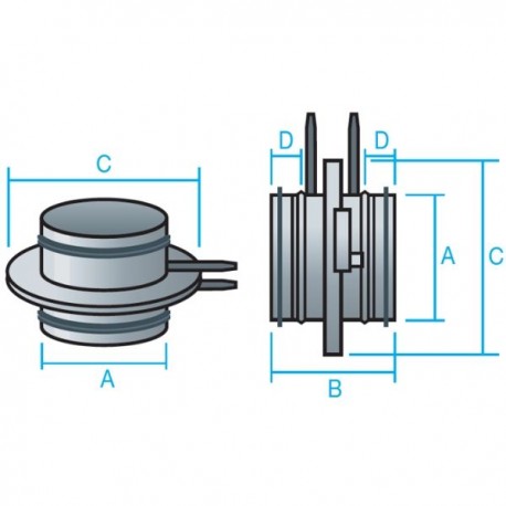 COMPUERTA DE REGULACIÓN CIRCULAR IRIS MANUAL DE VARIOS TAMAÑOS