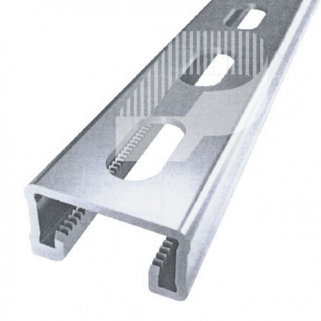 GUÍA SOPORTE PERFORADA EN U de 20 x 40 x20 mm