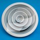 DIFUSOR CIRCULAR DE CONO FIJO DE ALUMINIO O LACADO