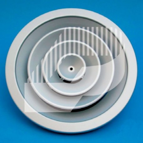 DIFUSOR CIRCULAR DE CONO FIJO DE ALUMINIO O LACADO