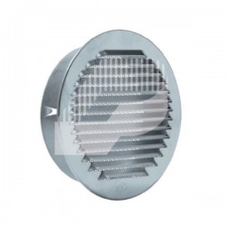 REJILLA CIRCULAR DE ALUMINIO CON TELA METÁLICA