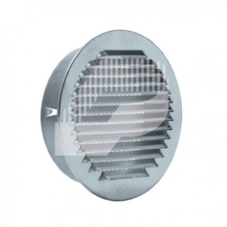 REJILLA CIRCULAR DE ALUMINIO CON TELA METÁLICA