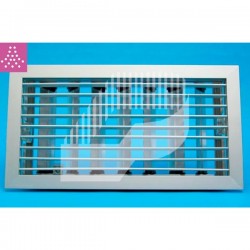 REJILLA DE IMPULSION DE SIMPLE DEFLEXIÓN CON REGULACIÓN