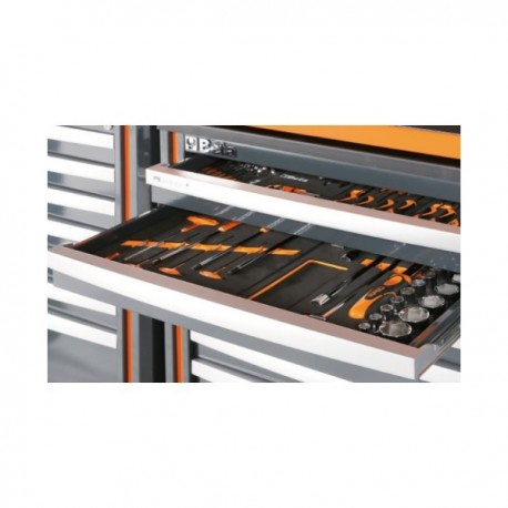 Foto interior cajonera C55M 4 cajones