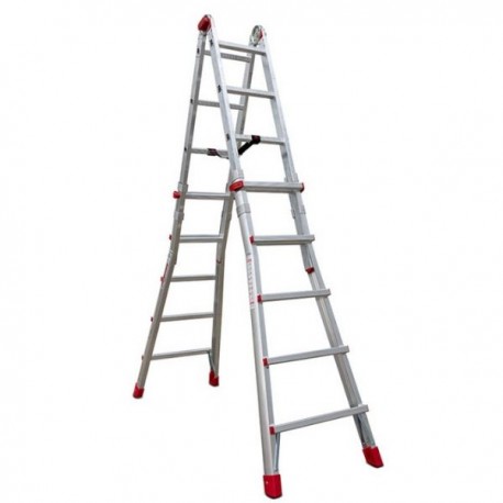 ESCALERA TELESCÓPICA MULTIUSOS PROFESIONAL EN ALUMINIO REF. TELES FARAONE