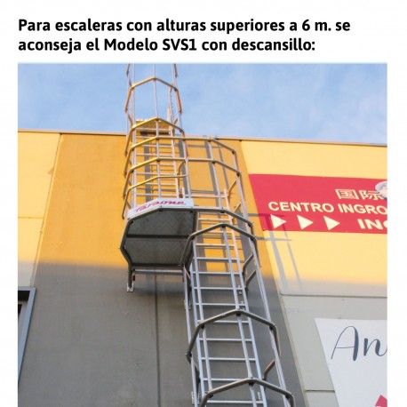 Foto del descansillo de la escalera