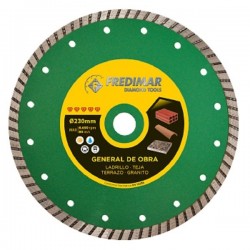 DISCO GENERAL DE OBRA TURBO-VANGUARD. Ø115 MM FREDIMAR