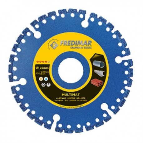 DISCO DIAMANTADO TODOTERRENO MULTIMAT SPORT Ø115 MM FREDIMAR
