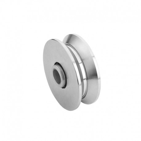 POLEA CANAL 80X20 MM PERFIL V RUEDA PARA PUERTA CORREDERA CARGA MÁXIMA 655 KG ESTEBRO